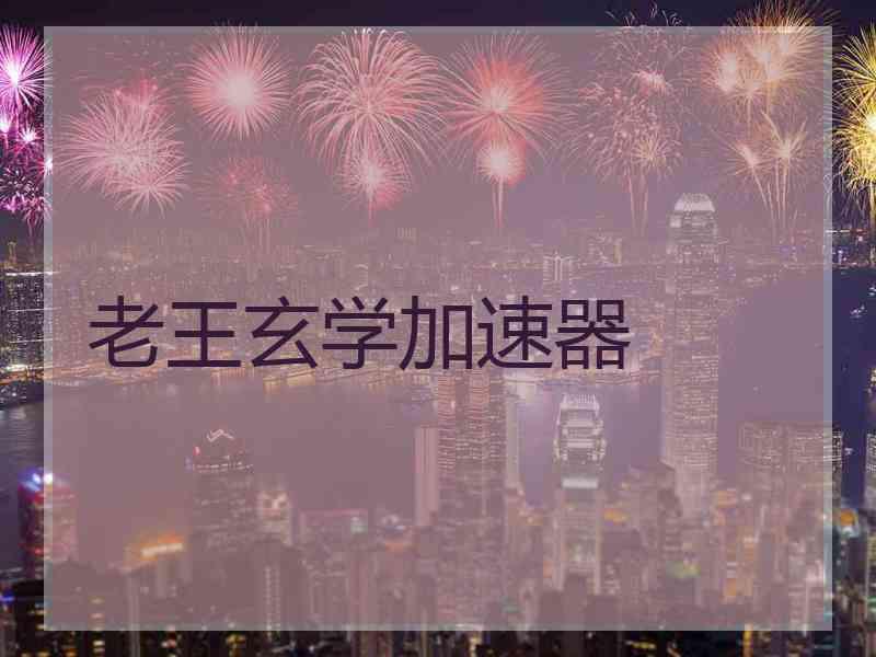 老王玄学加速器